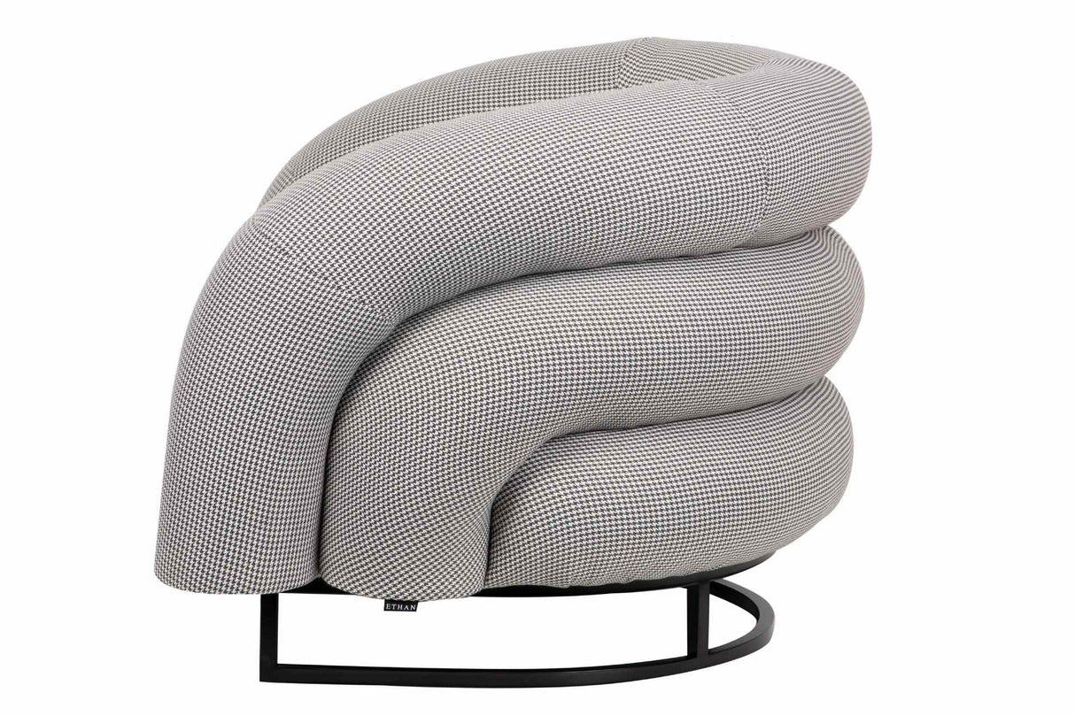 SILLON TELA GRIS HANKO 89x85x74 CM