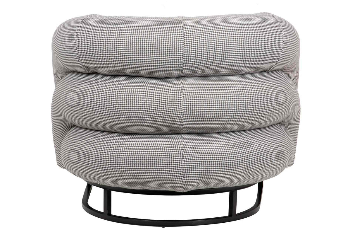 SILLON TELA GRIS HANKO 89x85x74 CM