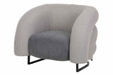 SILLON TELA GRIS HANKO 89x85x74 CM