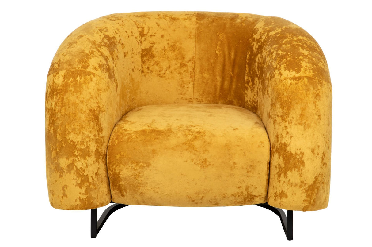 SILLON ACERO INOXIDABLE/VELVET HANKO 89x85x74 CM