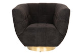 Fauteuil en acier inoxydable / boucle inari 85x75x75 cm