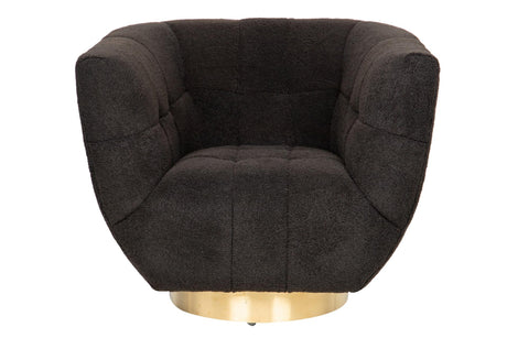 SILLON ACERO INOXIDABLE/BOUCLE INARI 85x75x75 CM