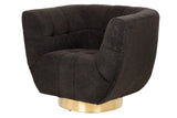 SILLON ACERO INOXIDABLE/BOUCLE INARI 85x75x75 CM