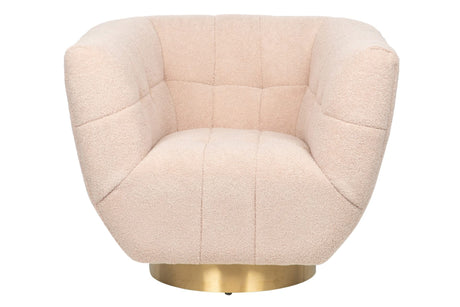 SILLON ACERO INOXIDABLE/BOUCLE INARI 85x75x75 CM