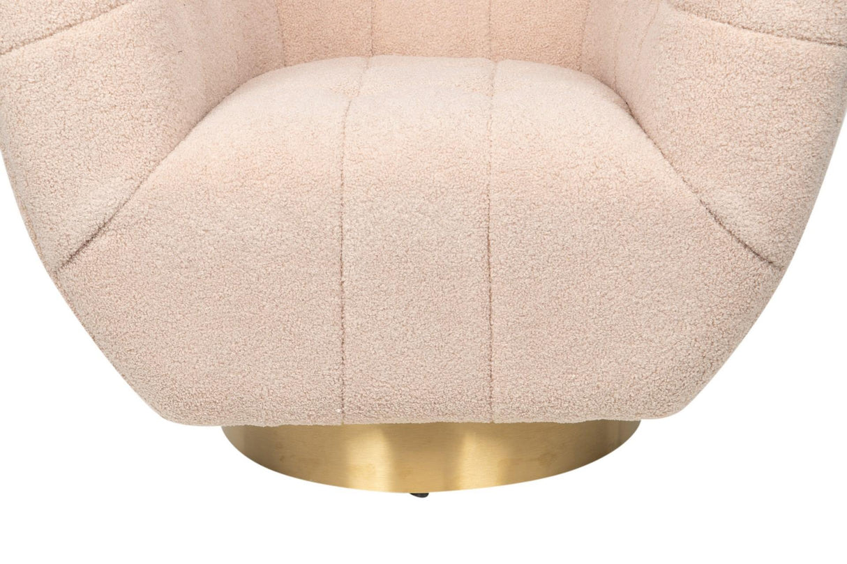 Fauteuil en acier inoxydable / boucle inari 85x75x75 cm