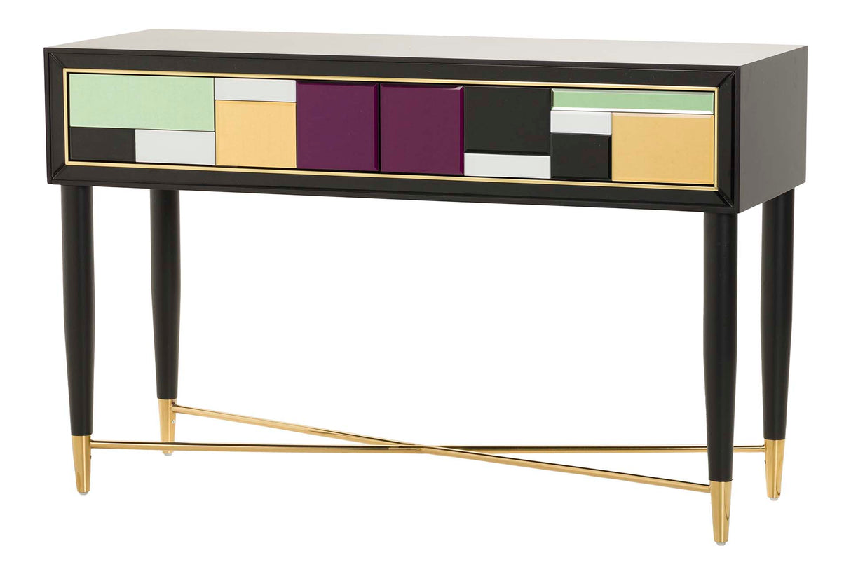 Ponder la console de miroir en bois 120x42x76 cm