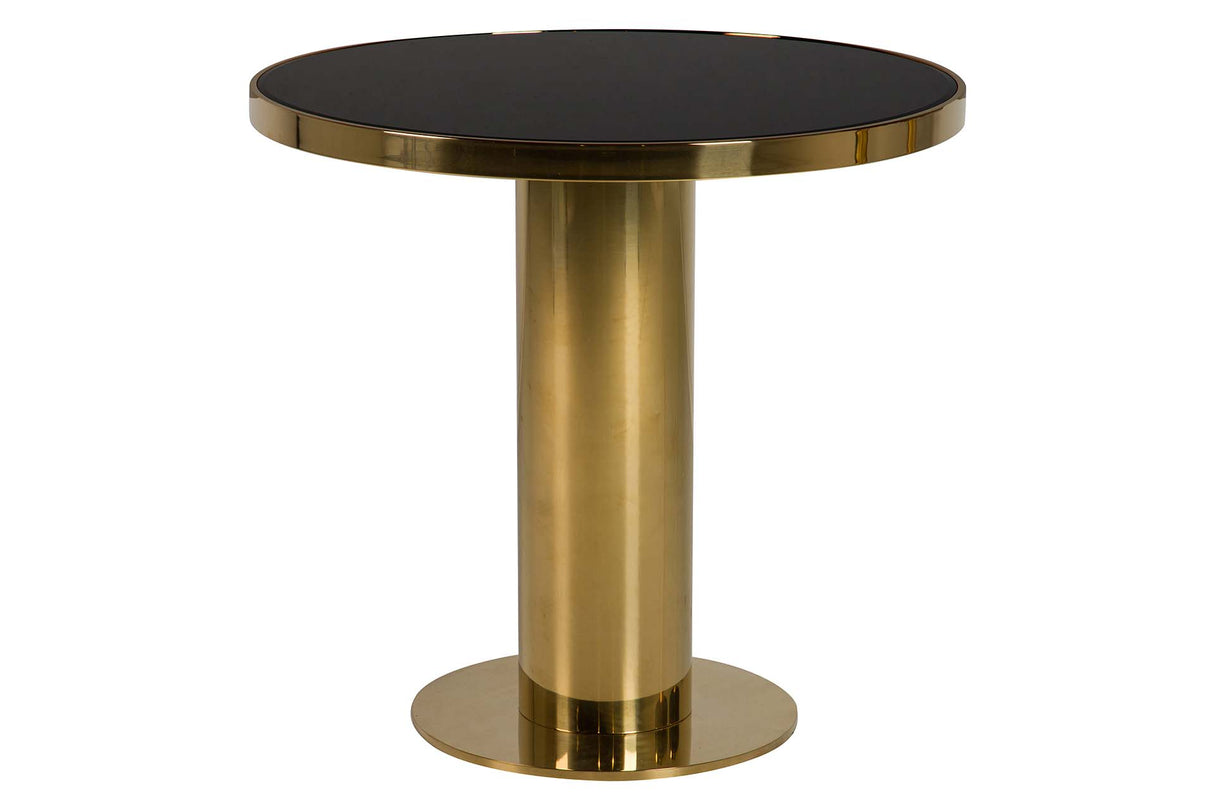 MESA COMEDOR ACERO INOXIDABLE DORADO 80x80x75 CM