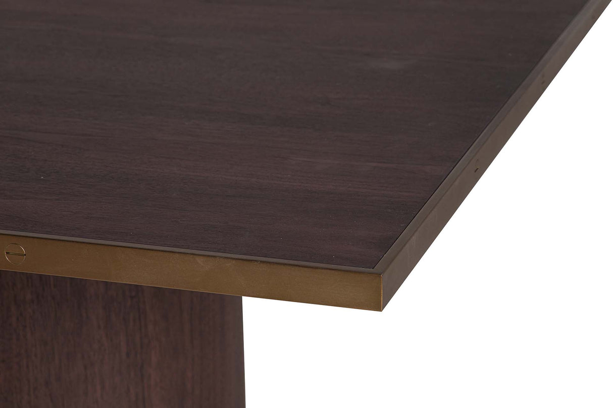 MESA COMEDOR MDF ACERO INOXIDABLE NOBLESSE 240x120x76CM