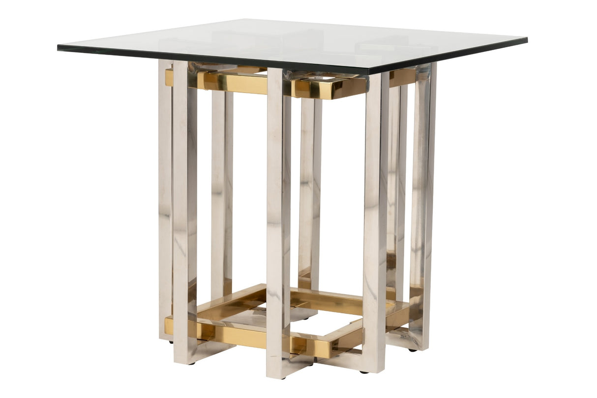 Kazan Inox / Crystal Table 60x60x55 cm