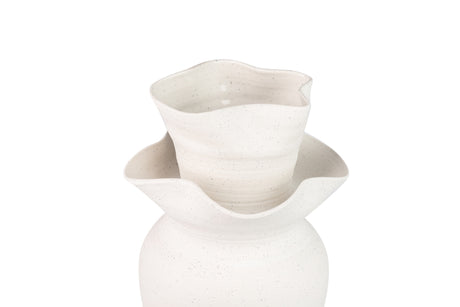 Keramikvase Beige Izmir 20x20x41 cm