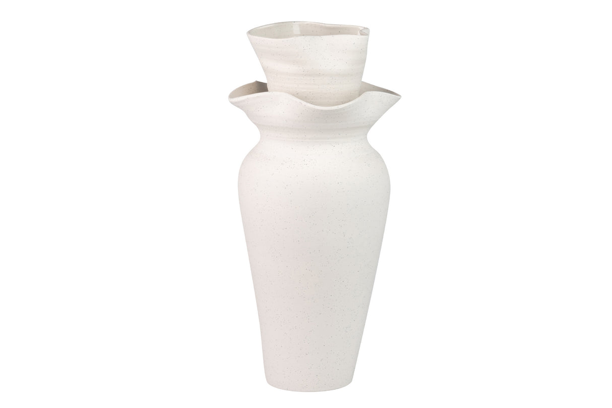 Keramikvase Beige Izmir 20x20x41 cm