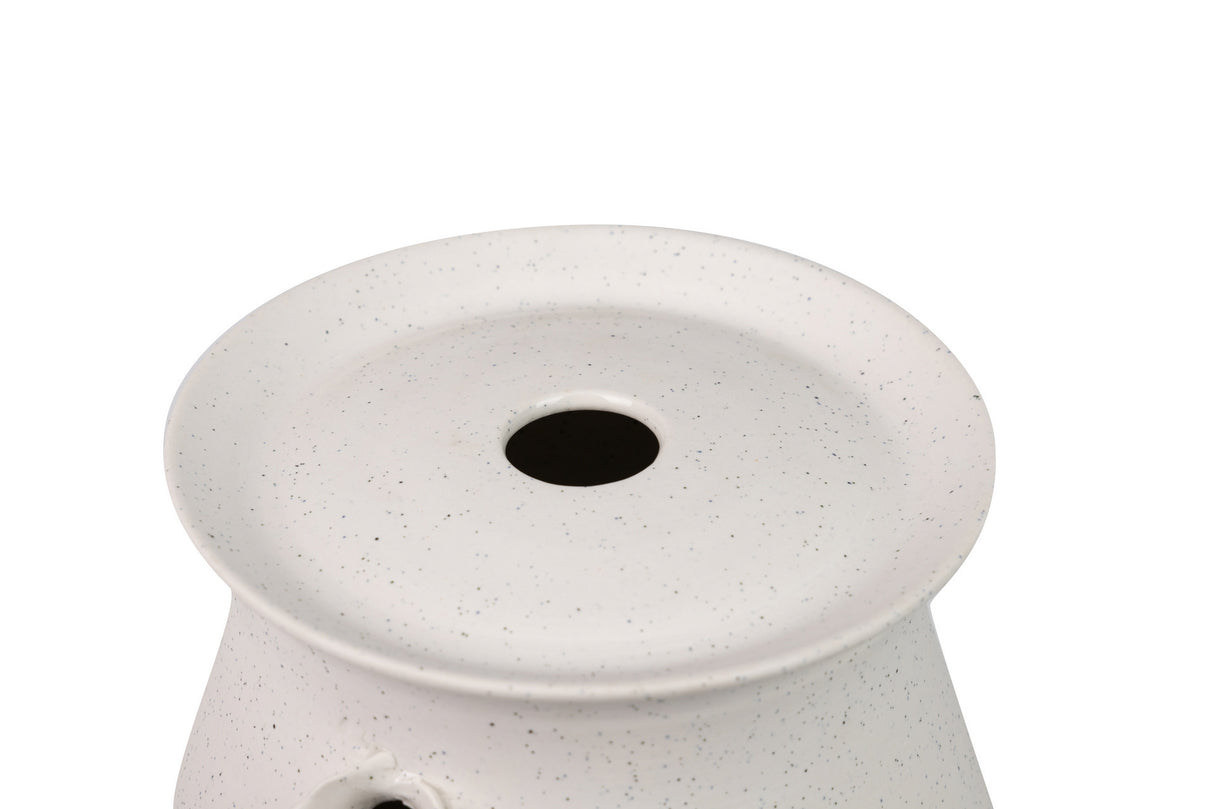 Vaso ceramico beige izmir 20x20x33 cm