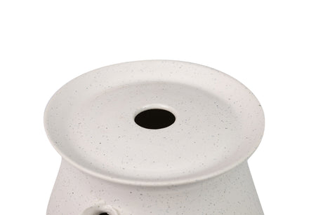 Vaso ceramico beige izmir 20x20x33 cm