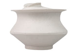 Vaso ceramico beige izmir 23x23x19 cm