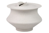 Vaso ceramico beige izmir 23x23x19 cm