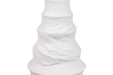 Vase en céramique blanc itaca 35x14x39 cm