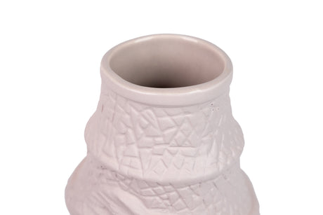 Vase en céramique Couleur rose Paxos 16x7x28 cm