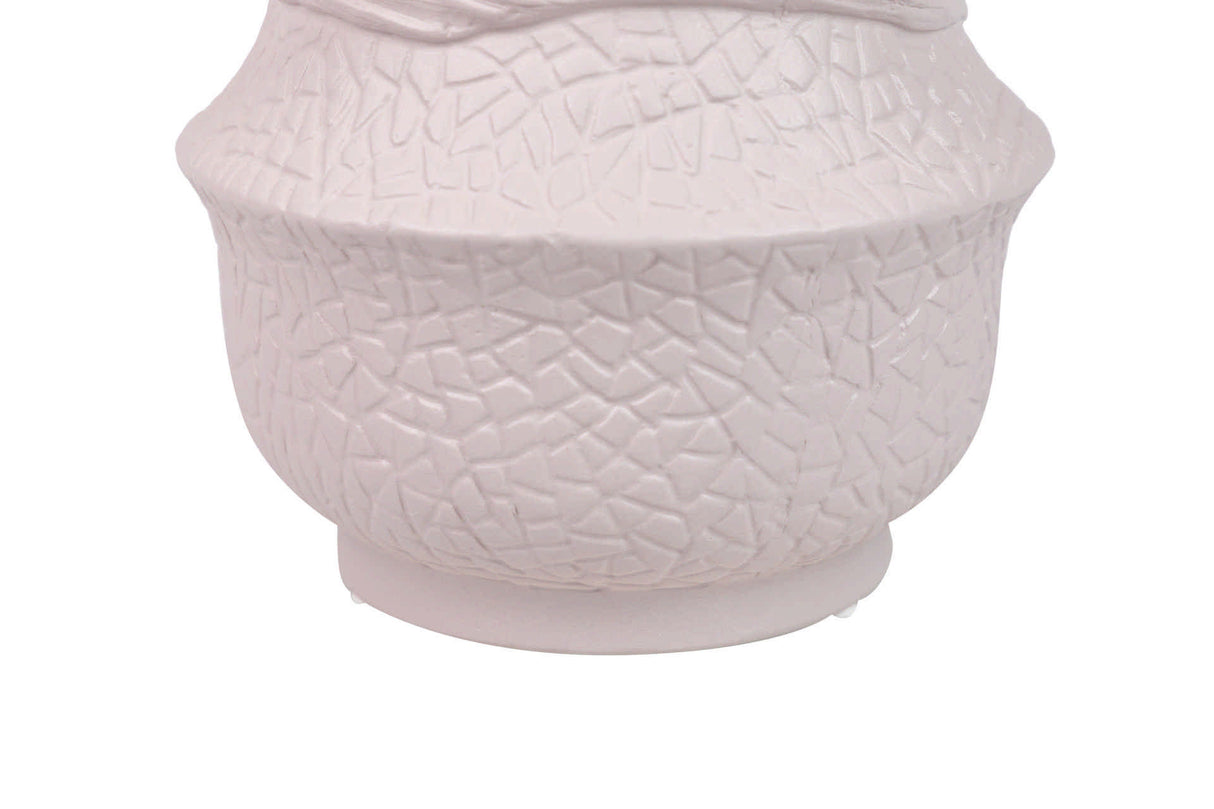 Vaso ceramico VAXOS di colore rosa 16x7x28 cm