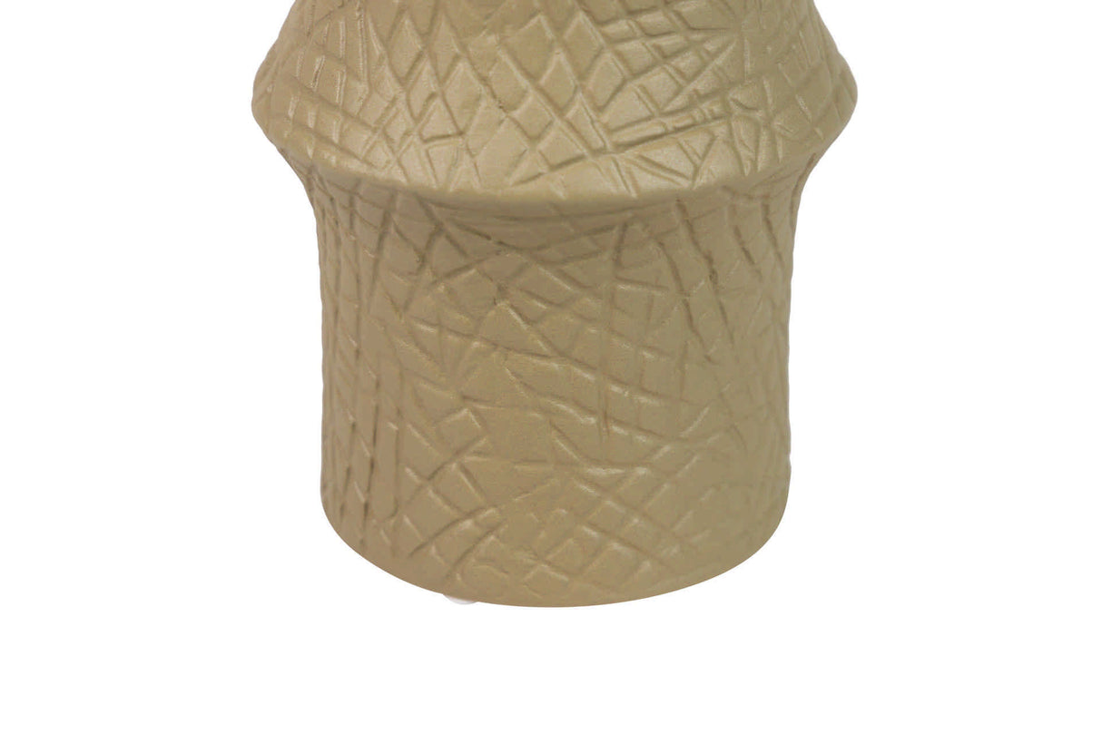 Vaso de cerâmica verde paxos 13x8x38 cm