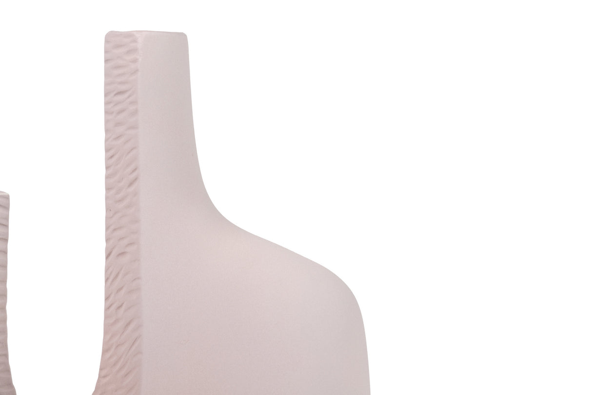 Vase en céramique rose zante 32x9x37 cm