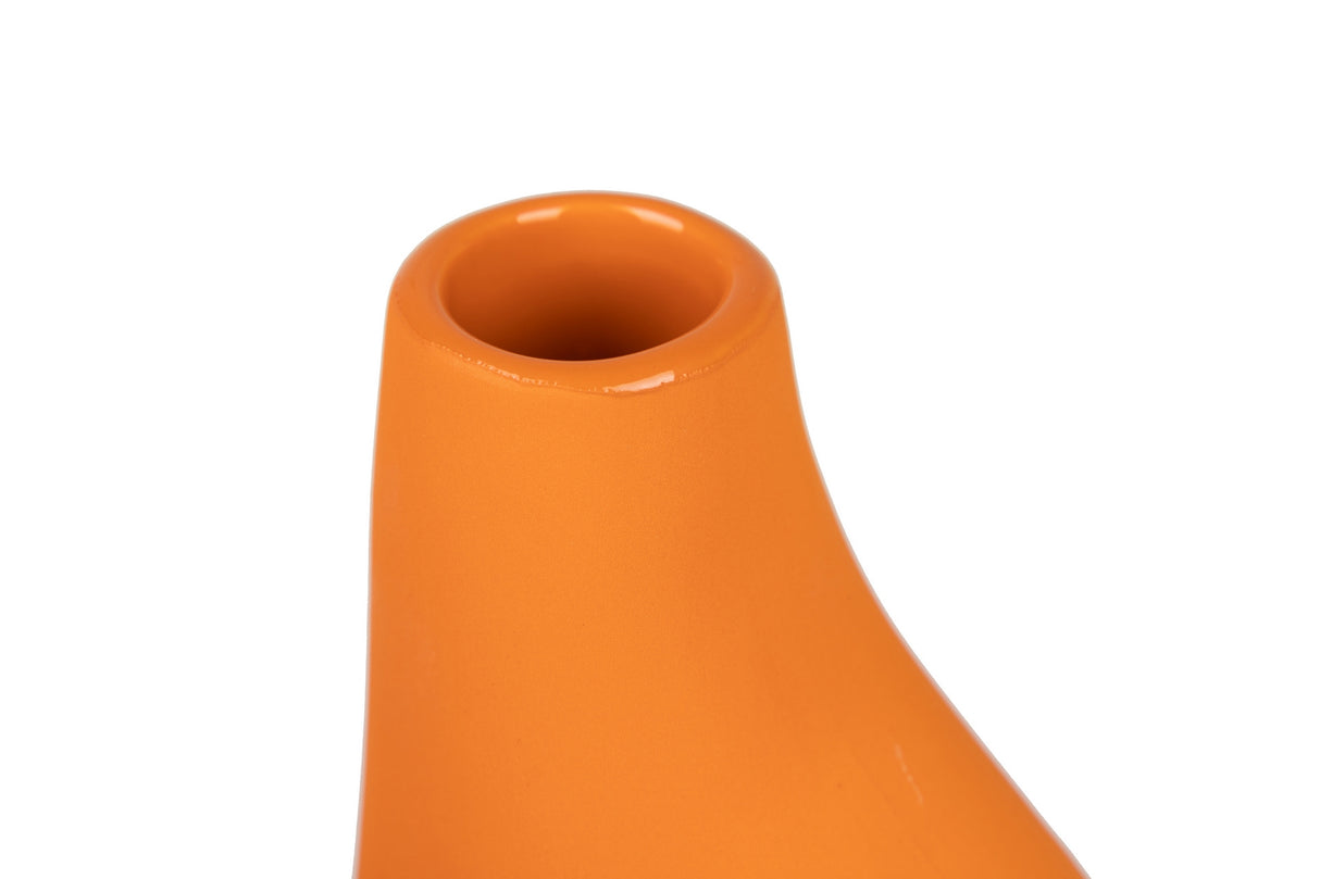 Zante Orange Keramikvase 18x8x30 cm