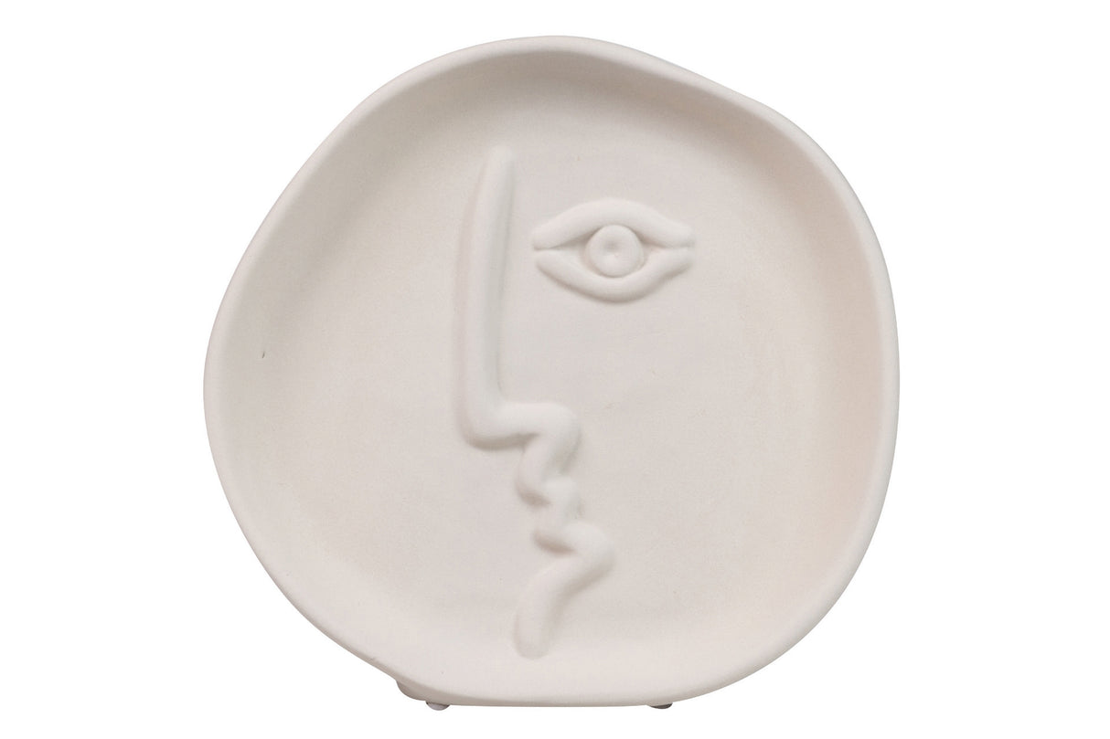 Piso de cerâmica Face branco Dalyan 19x4x19 cm