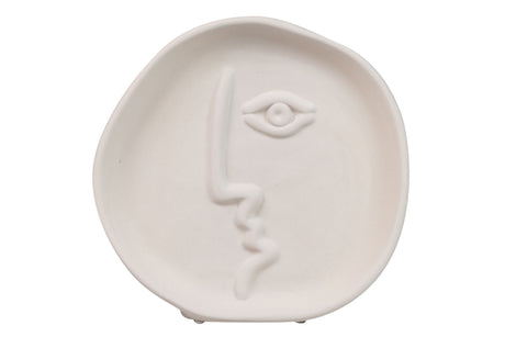 Piso de cerâmica Face branco Dalyan 19x4x19 cm