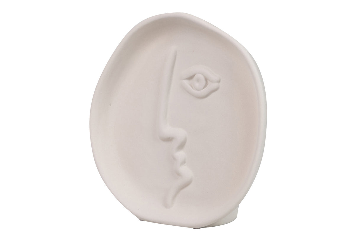 Piso de cerâmica Face branco Dalyan 19x4x19 cm