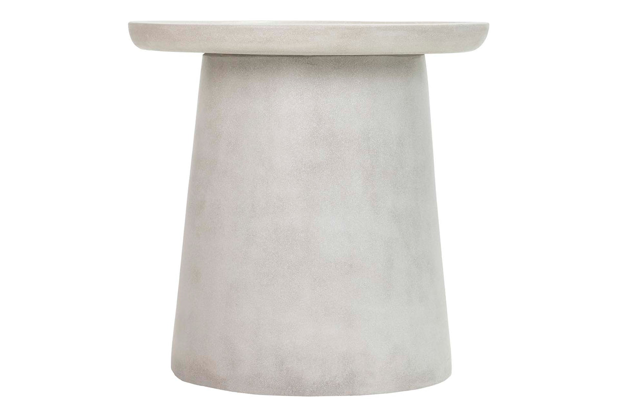 Table de ciment gris 60x60x55 cm