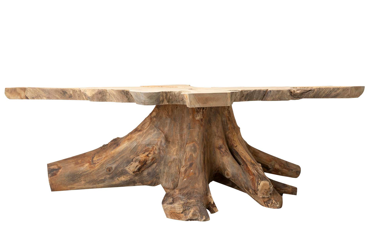 Table centrale TECA naturel Owiot 160x140x45 cm