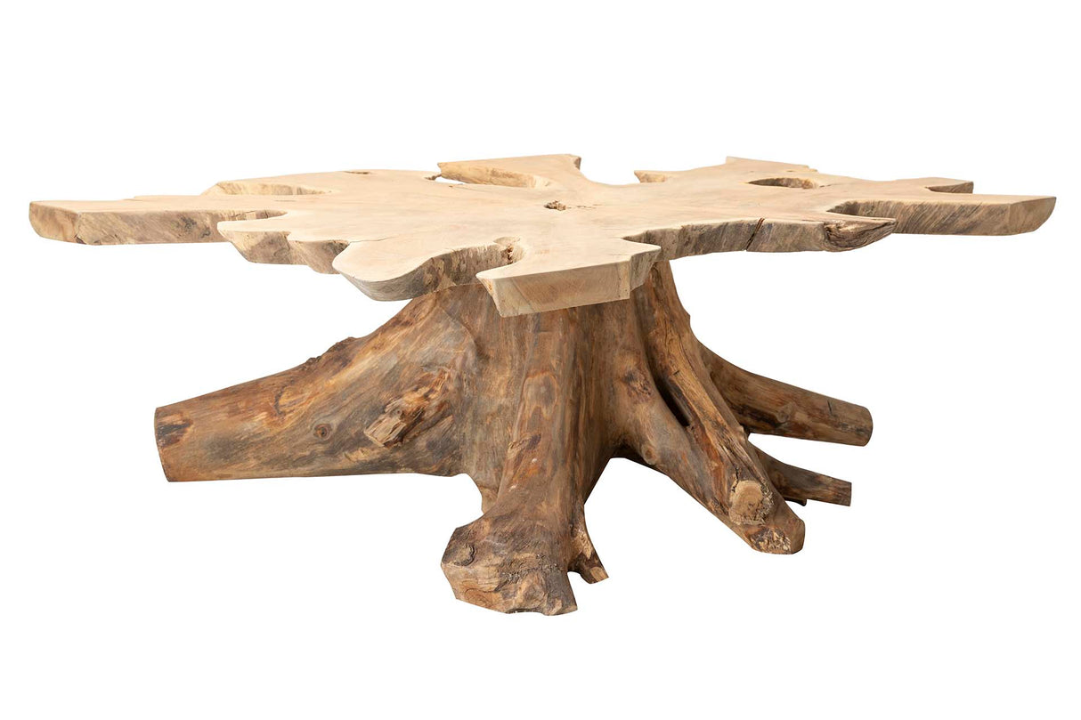 Table centrale TECA naturel Owiot 160x140x45 cm