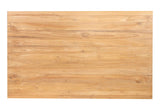 MESA COMEDOR MADERA NATURAL 200x120x75 CM