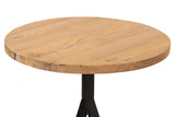 MESA COMEDOR MADERA NATURAL 70x70x75 CM