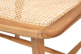 Chaise en teck naturel 60x64x80 cm