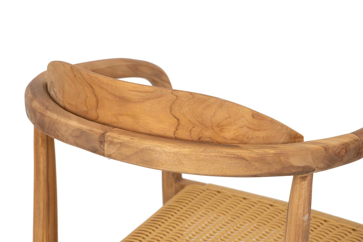 Chaise TECA naturel 60x60x85 cm