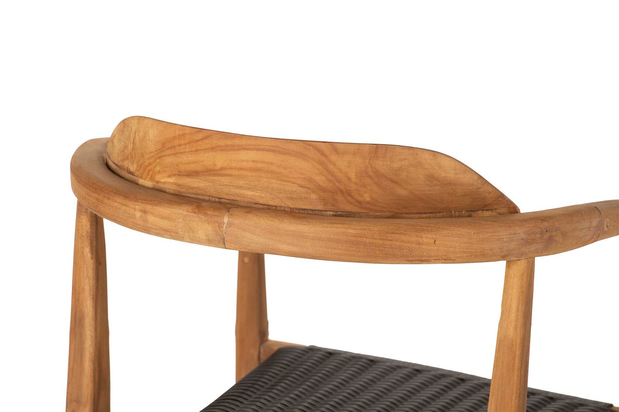 Chaise TECA naturel 60x60x85 cm