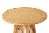 100x100x77 cm Natural Bambu Table