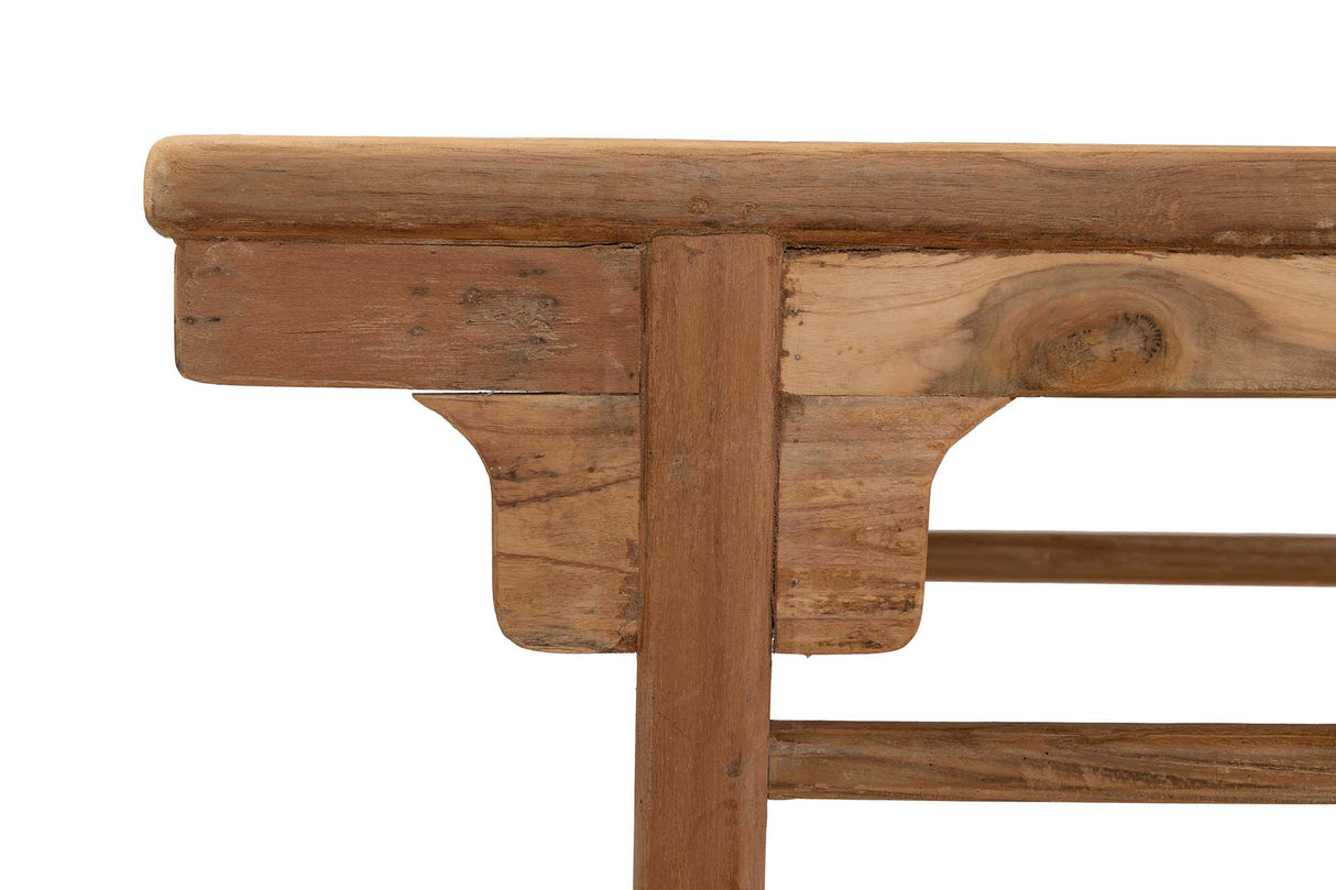 Console in legno in teak naturale 100x50x82 cm