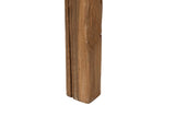 Console en bois de teck naturel 100x50x82 cm