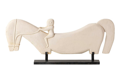 Blanca Stone Horse 84x10x35 cm