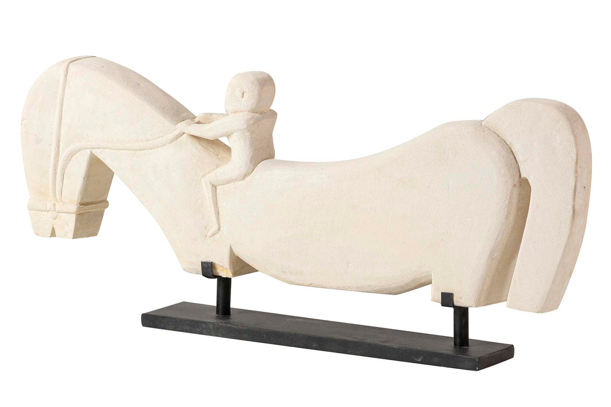 Blanca Stone Horse 84x10x35 cm