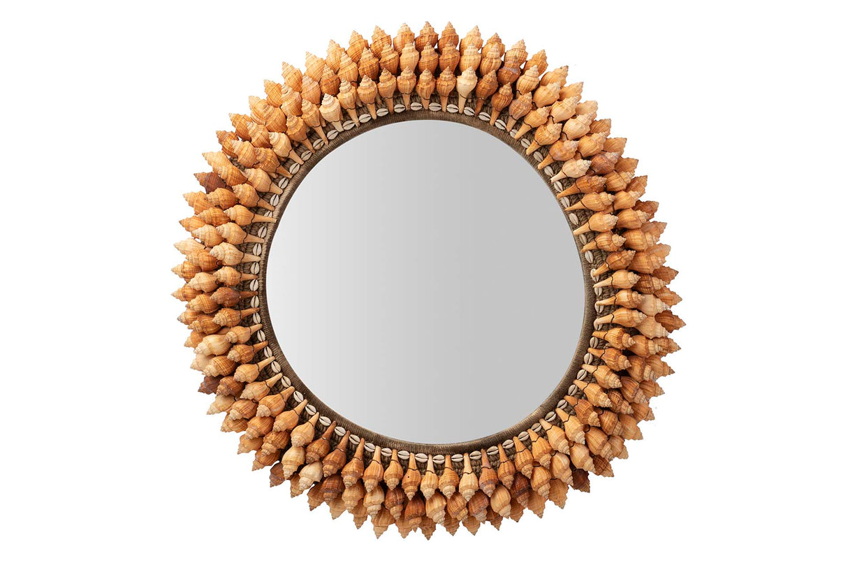 Mirror Conchas marrom 90x3x90 cm