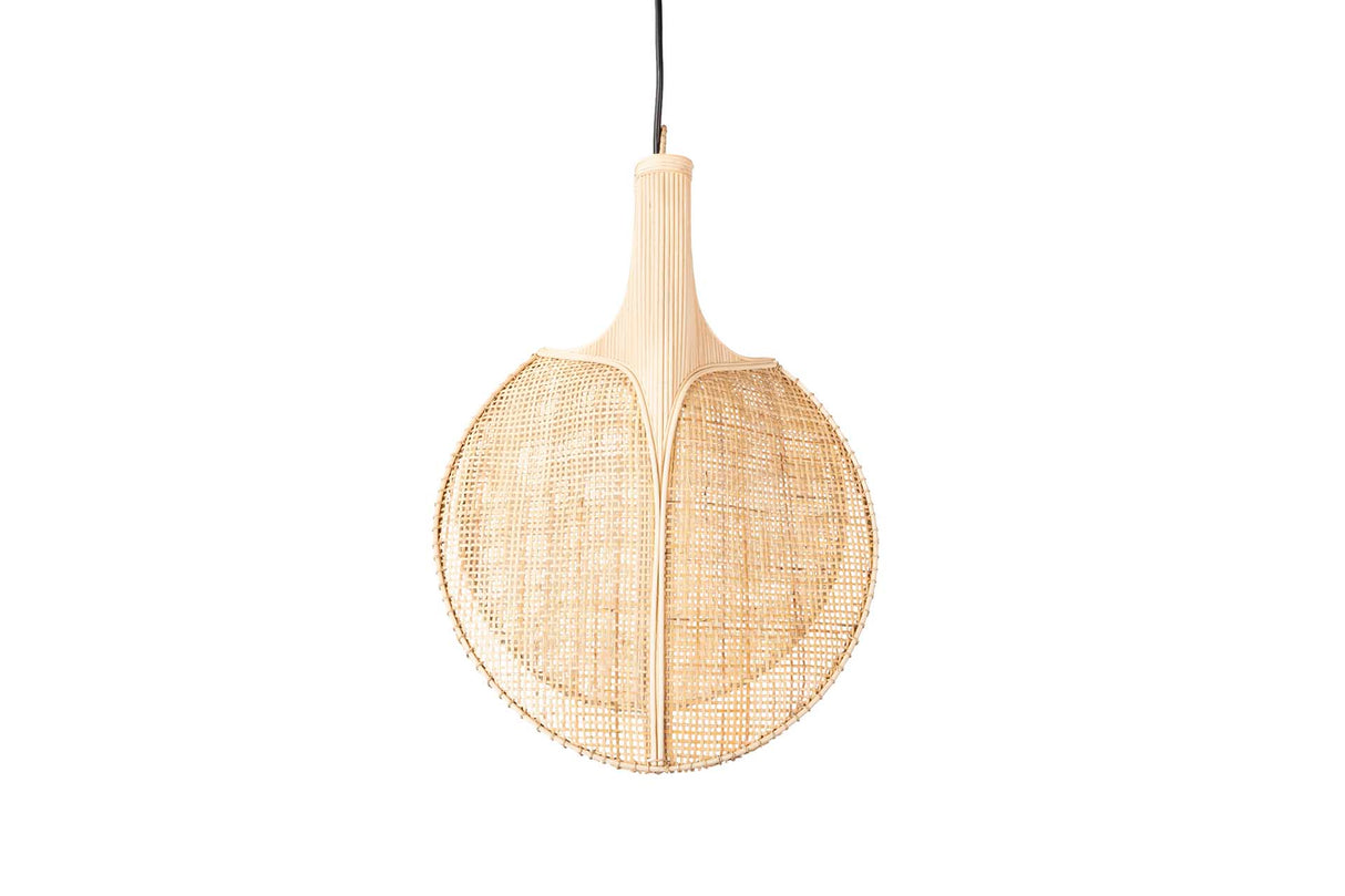 Lampe de toit en osier naturel 60x60x40 cm