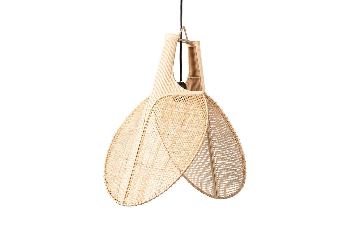 Lampe de toit en osier naturel 60x60x40 cm