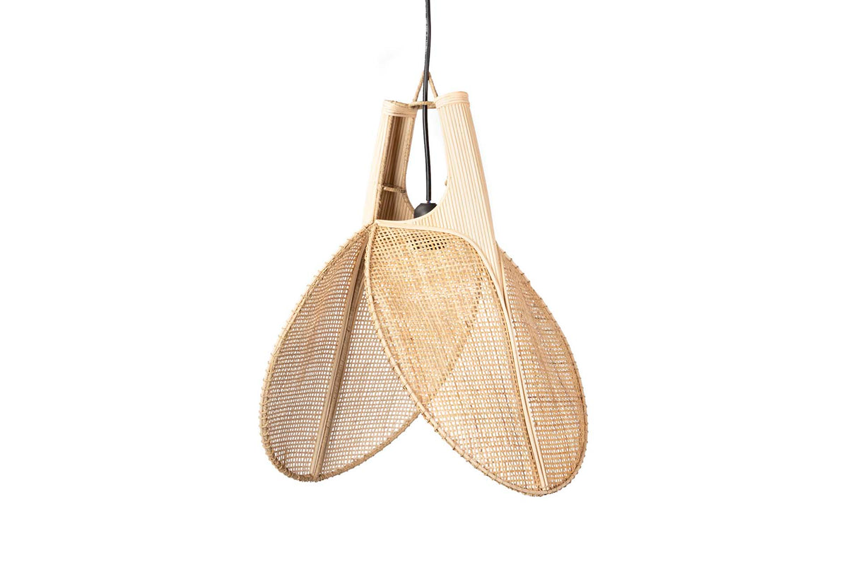 Lampe de toit en osier naturel 60x60x40 cm