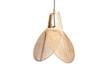 Lampe de toit en osier naturel 60x60x40 cm