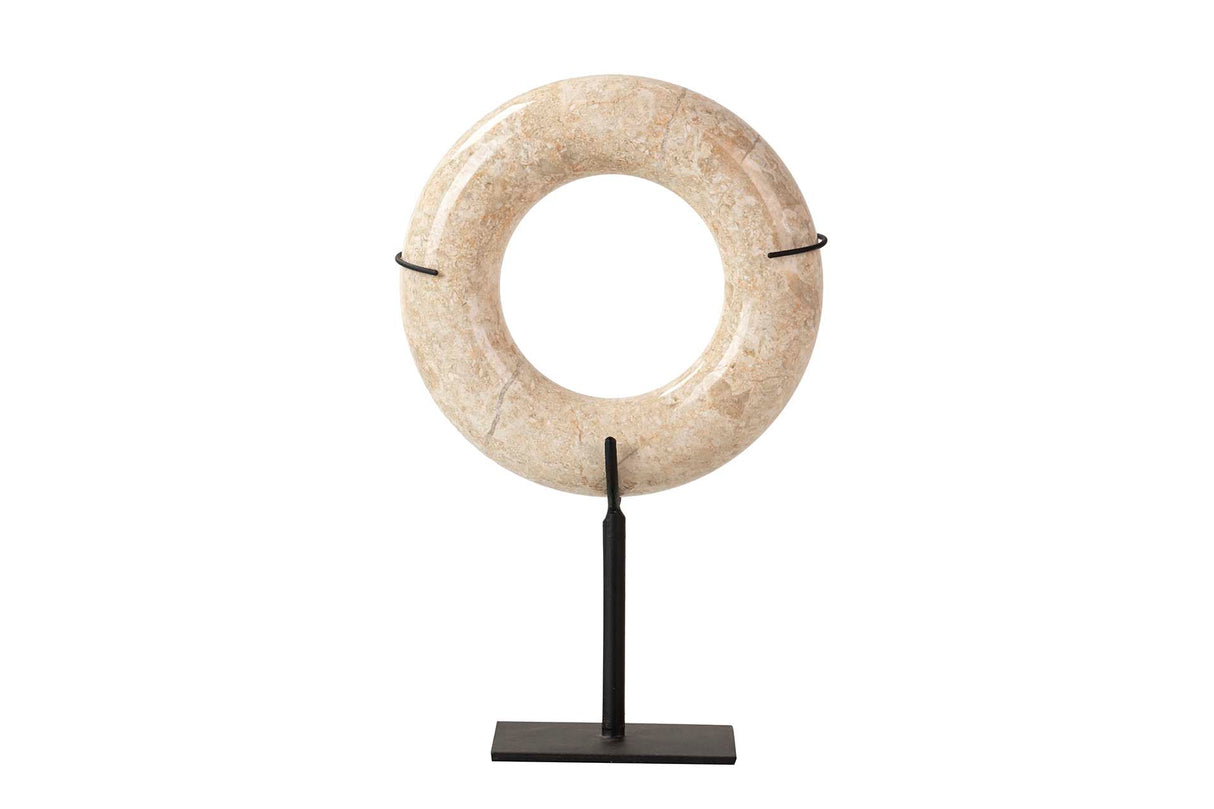 Figura decorativa White Circle 18x8x28 cm