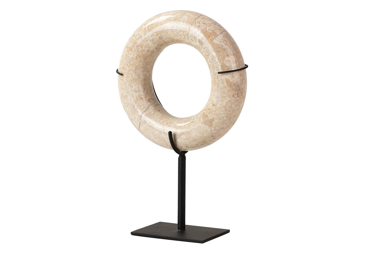 Figura decorativa White Circle 18x8x28 cm