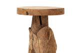 Koulova 30x30x75 cm tabouret en bois de teck naturel