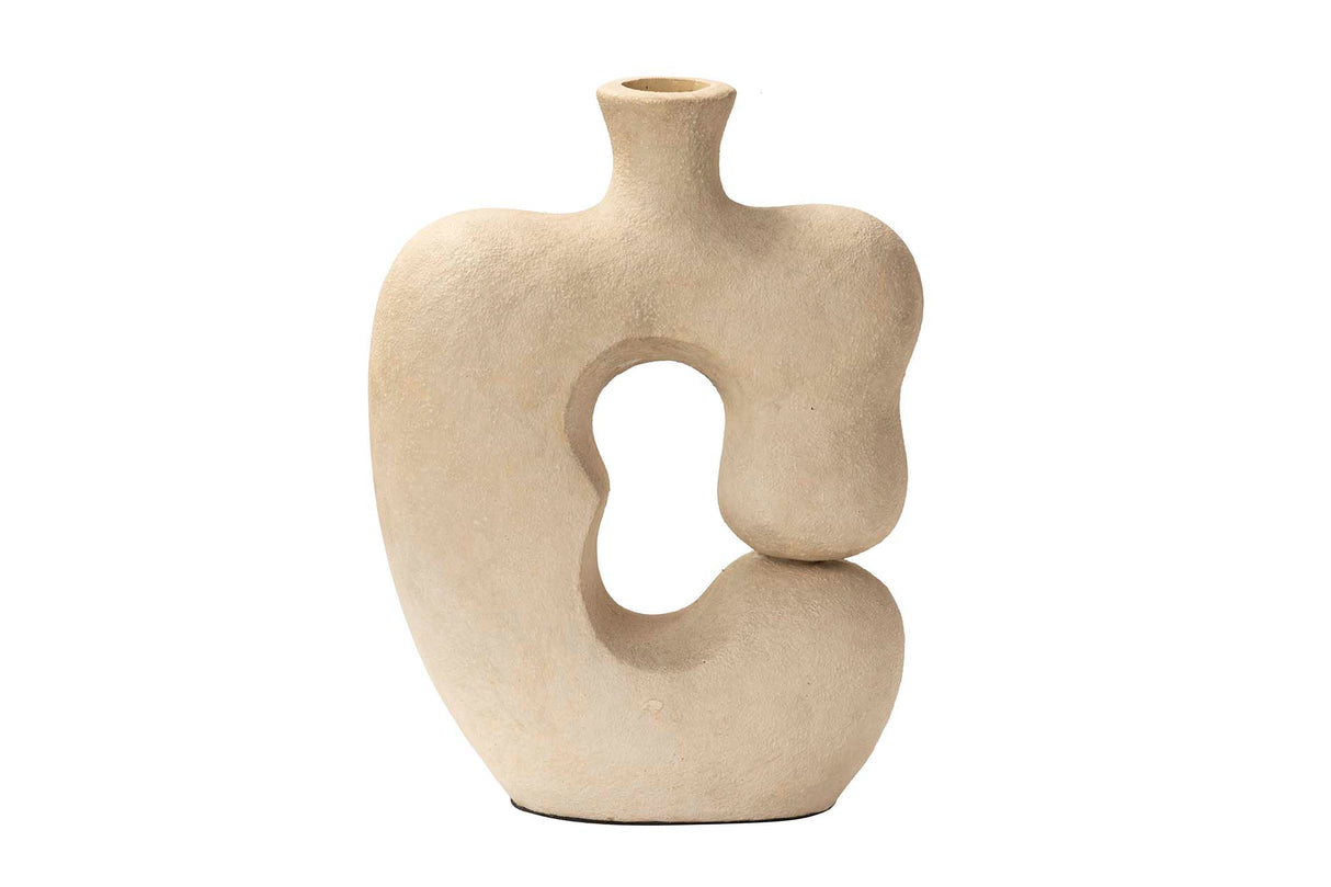 Vase de pierre Blanca 37x17x49 cm